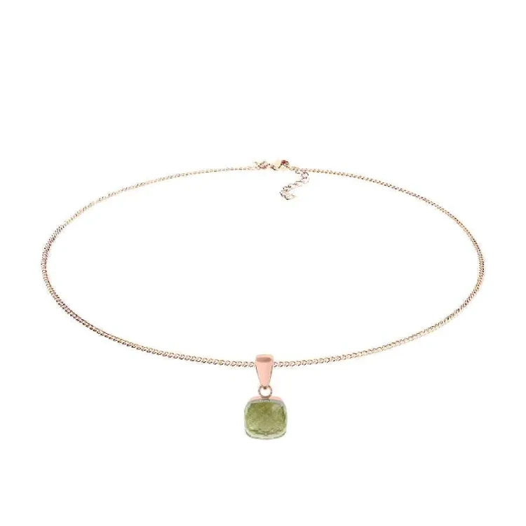 Колье Qudo Firenze olivine 400149.1 G/RG