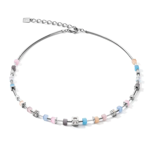 Колье Coeur de Lion Fine Pastel Blue-Rose 5028/10-0719