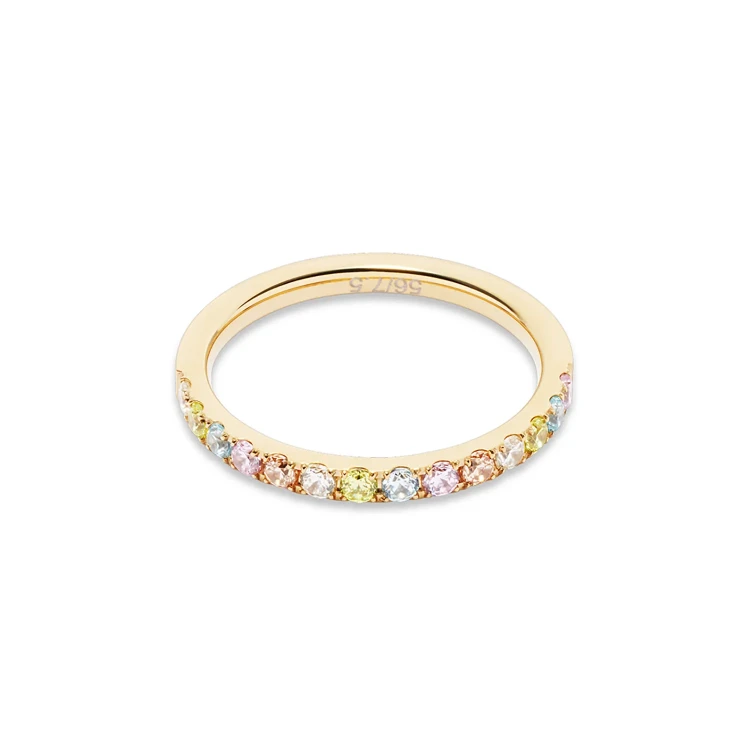 Кольцо Coeur de Lion Multicolour Pastel Gold 0146/40-1590 54