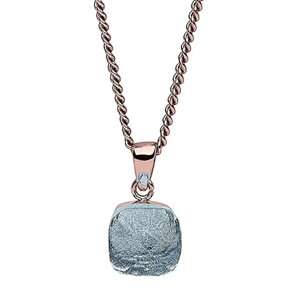 Колье Qudo Firenze hellblau 400224.1 BL/RG
