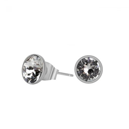 Fiore Luna Пусеты Crystal AB SWE298 CAB RG