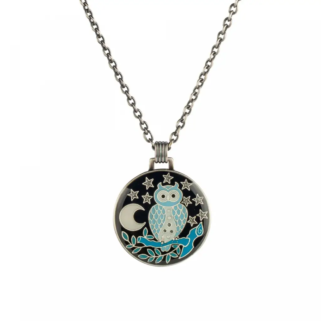 Колье Clara Bijoux Сова B26111-11 BW