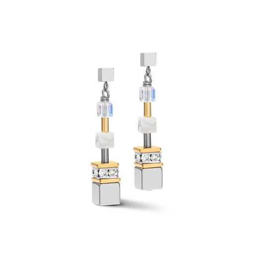 *Серьги Coeur de Lion 4-In-1 Gold-Silver *5007/21-1617