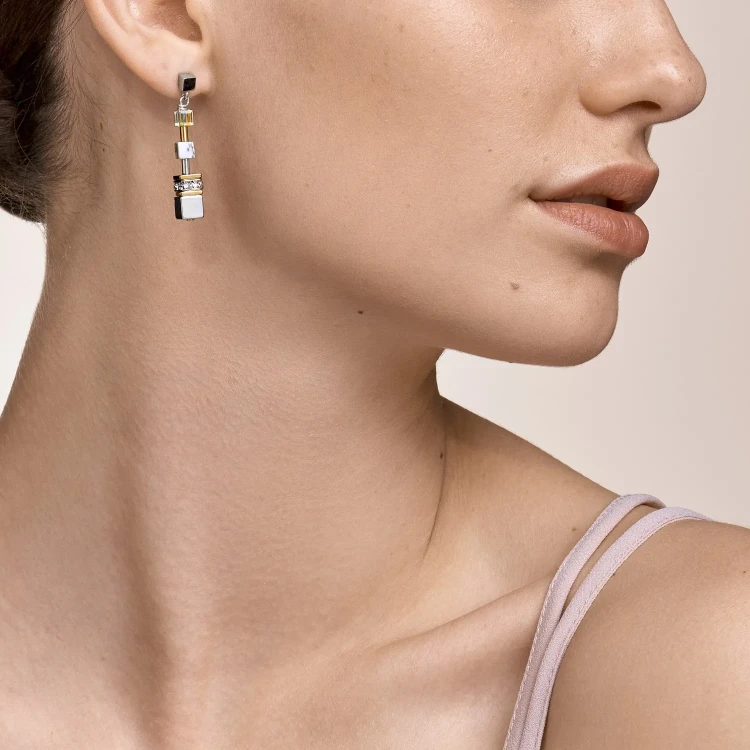 *Серьги Coeur de Lion 4-In-1 Gold-Silver *5007/21-1617