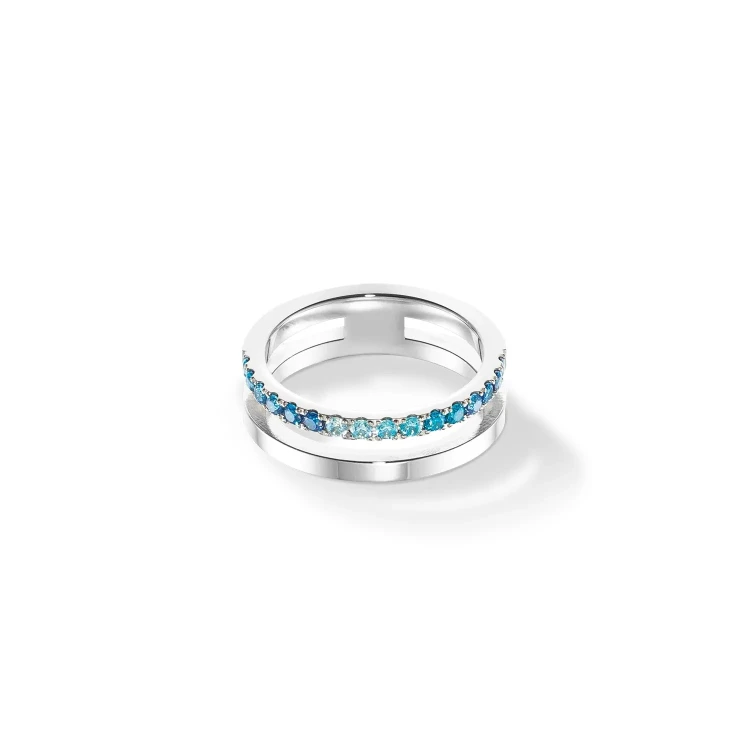 Кольцо Coeur de Lion Blue-Silver 0136/40-0717 54