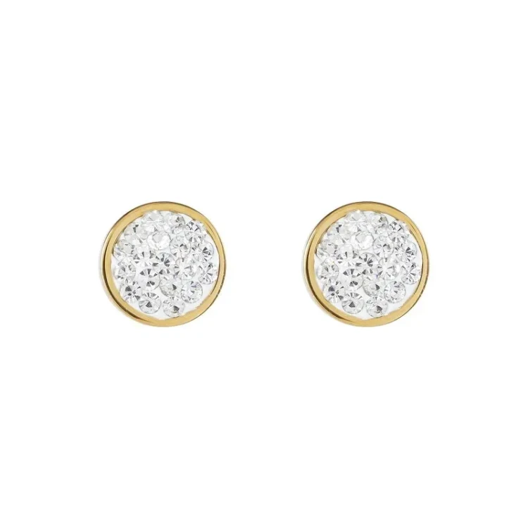 Пусеты Coeur de Lion Crystal-Gold 0318/21-1800