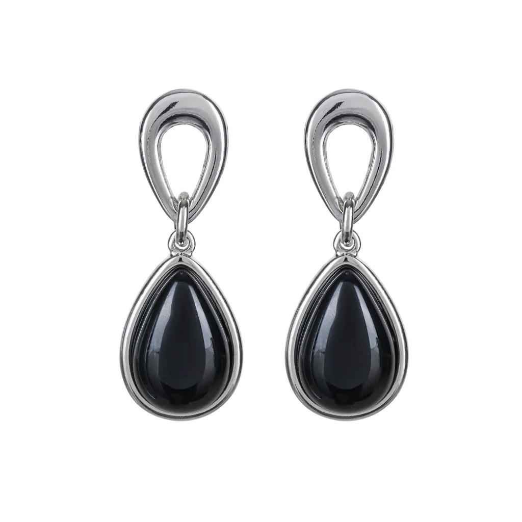 Серьги Possebon Agata Preto A0381.4 S