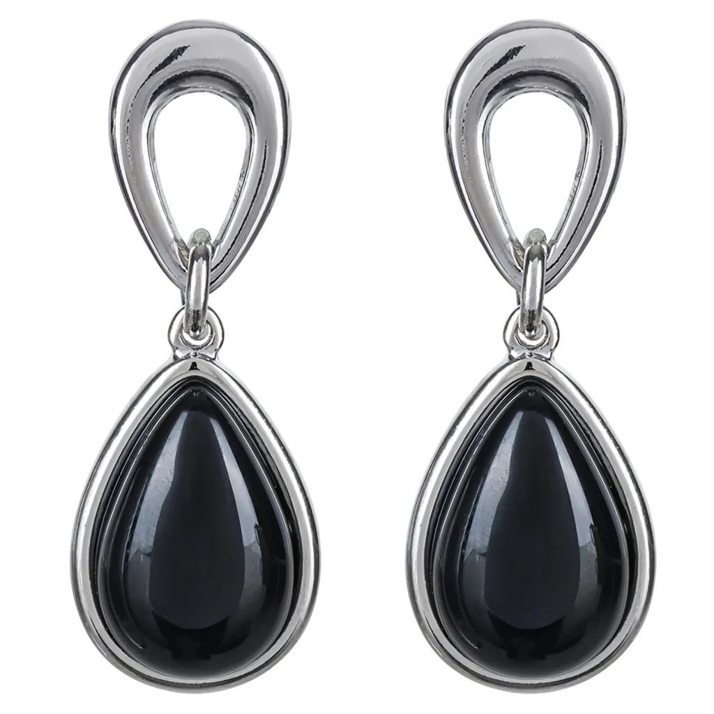 Серьги Possebon Agata Preto A0381.4 S