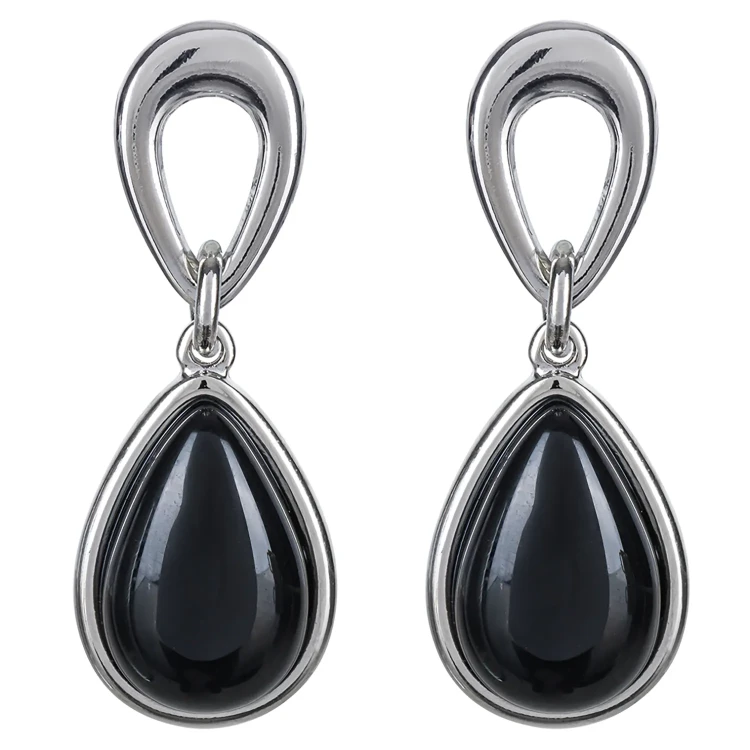 Серьги Possebon Agata Preto A0381.4 S