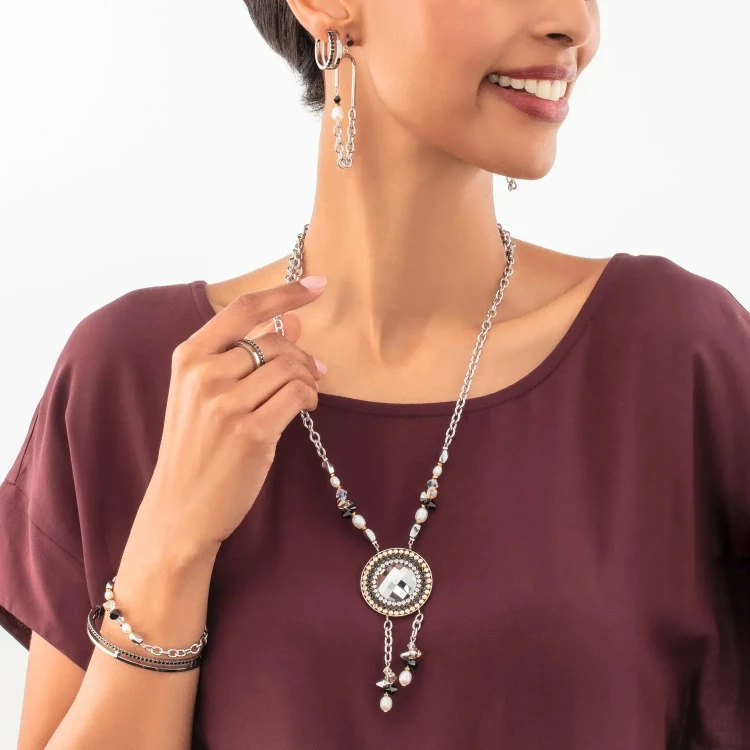 Кольцо Coeur de Lion Black-Silver 0136/40-1317 54