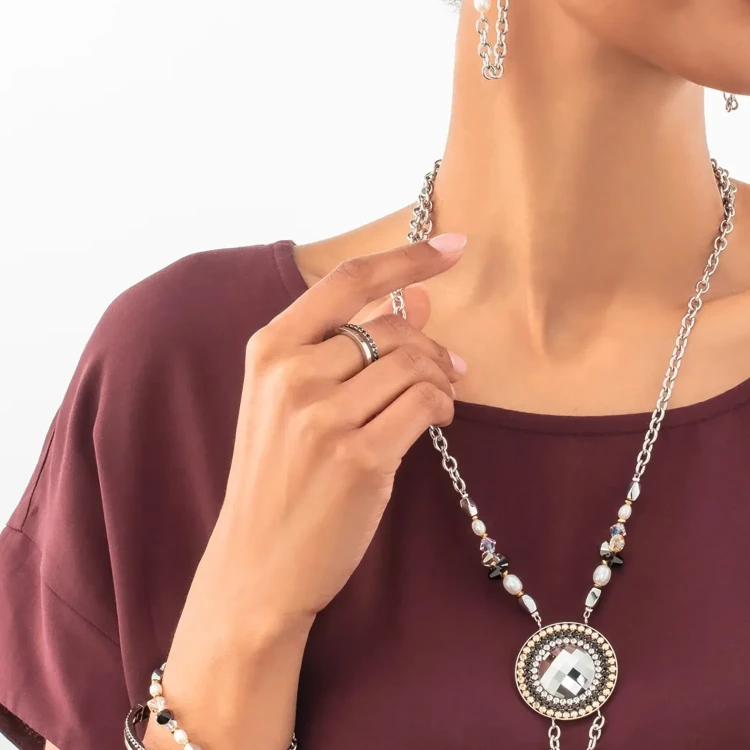 Кольцо Coeur de Lion Black-Silver 0136/40-1317 54