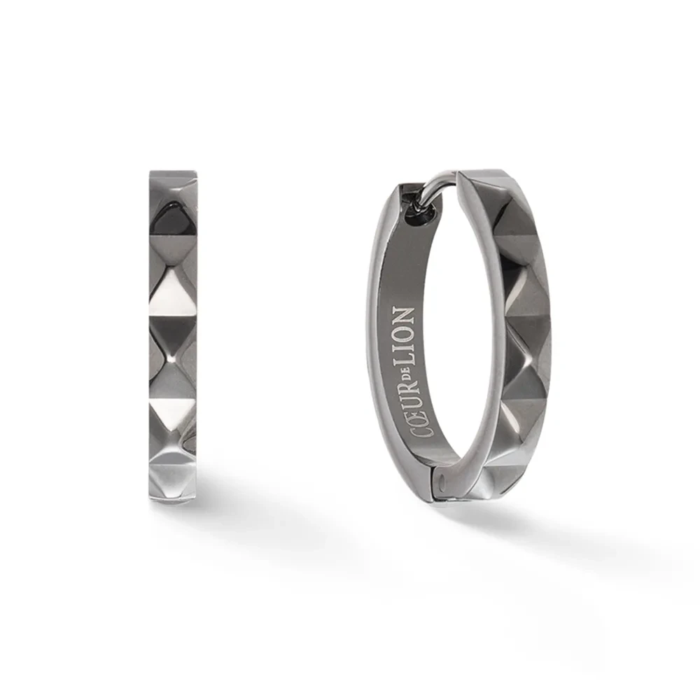 Серьги Coeur de Lion Anthracite 0135/21-1223