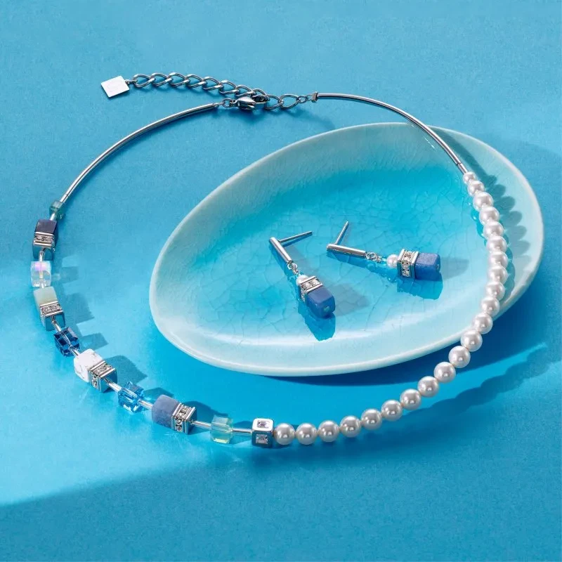 Пусеты Coeur de Lion Blue-aqua 5086/21-0737