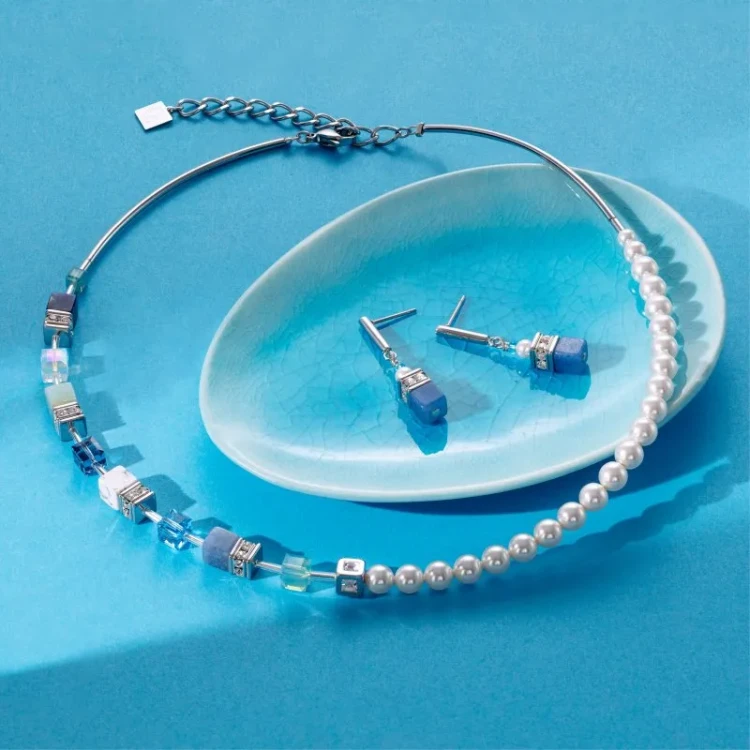 Пусеты Coeur de Lion Blue-aqua 5086/21-0737