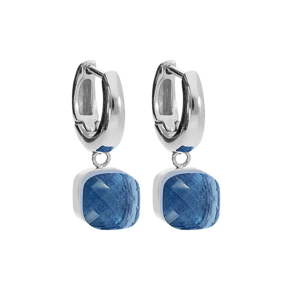 Серьги Qudo FIRENZE (S) Dark Blue 107000/20-4730