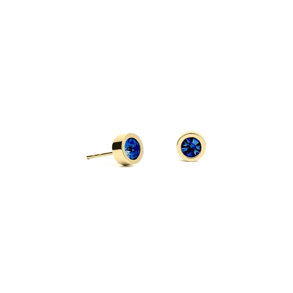 Пусеты Blue Topaz 5х2.5 SWE125 BT G