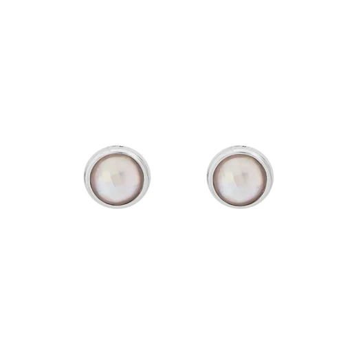 Possebon Пусеты quartz rose A9999.9 R/S
