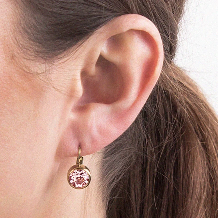 Серьги Dyrberg Kern LOUISE SG VINTAGE ROSE 343982 R/G
