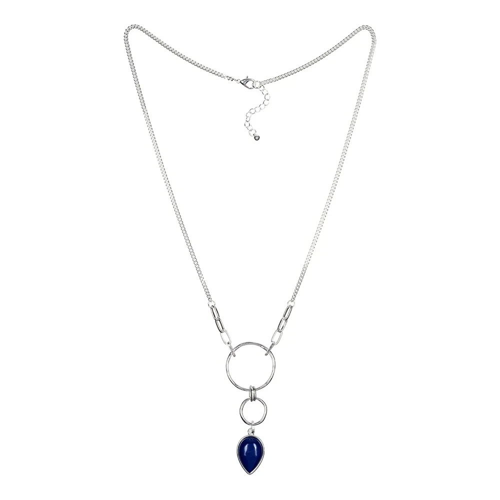 Колье Fiore Luna NATURAL LAPIS LN3171-2 BL/S