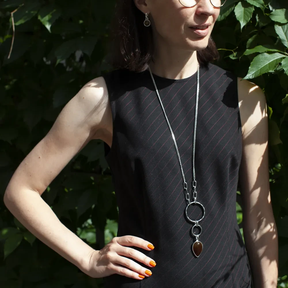 Колье Fiore Luna NATURAL LAPIS LN3171-2 BL/S