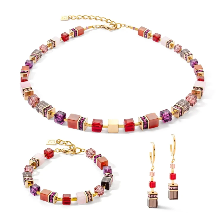 Серьги Coeur de Lion  Red-Gold 3039/21-0316