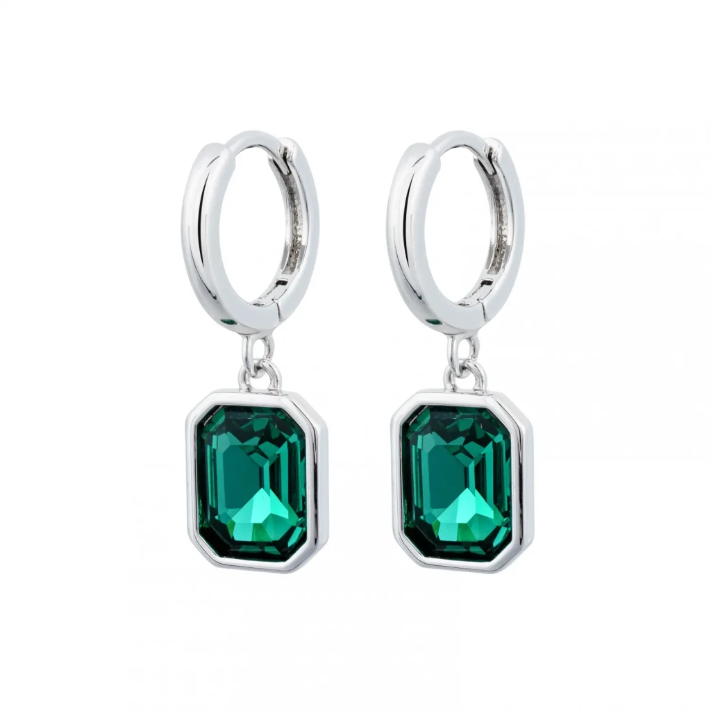 Серьги Fiore Luna EMERALD ACE29031-04