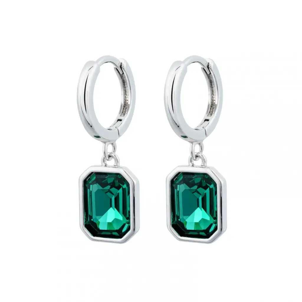 Серьги Fiore Luna EMERALD ACE29031-04