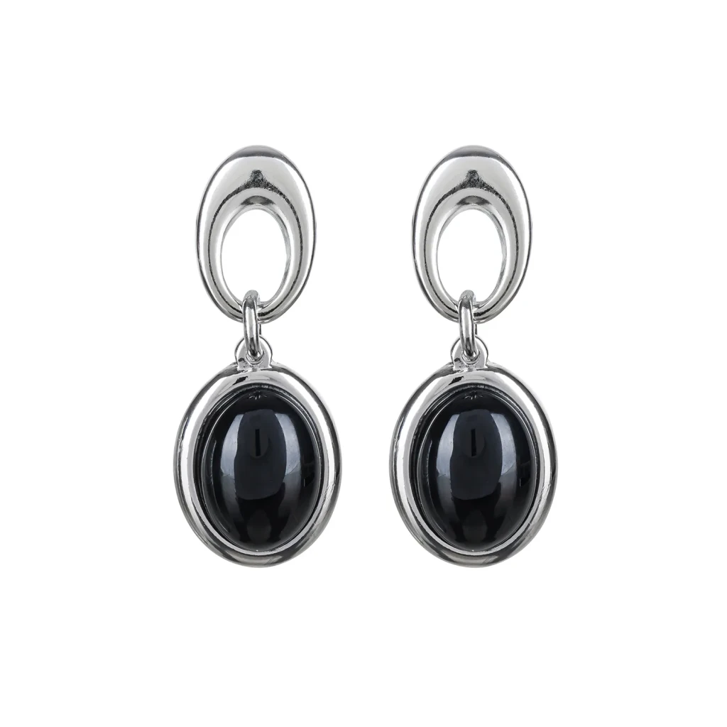 Серьги Possebon Agata Preto A0368.4 S