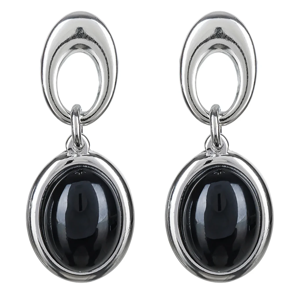 Серьги Possebon Agata Preto A0368.4 S