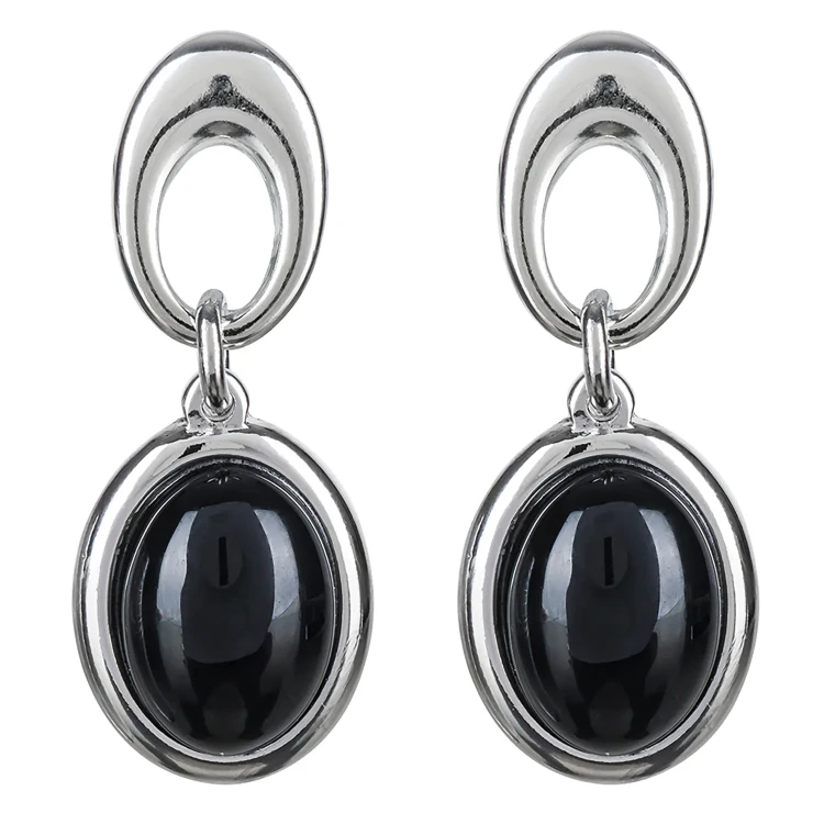 Серьги Possebon Agata Preto A0368.4 S