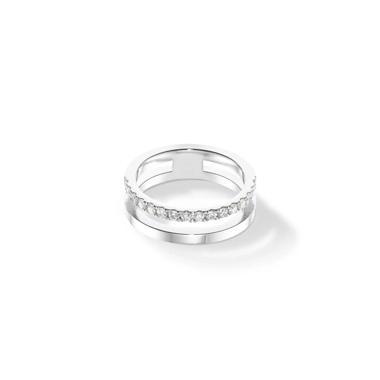Кольцо Coeur de Lion Crystal-Silver 0136/40-1817 54
