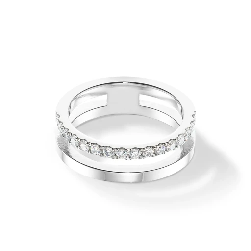 Кольцо Coeur de Lion Crystal-Silver 0136/40-1817 54