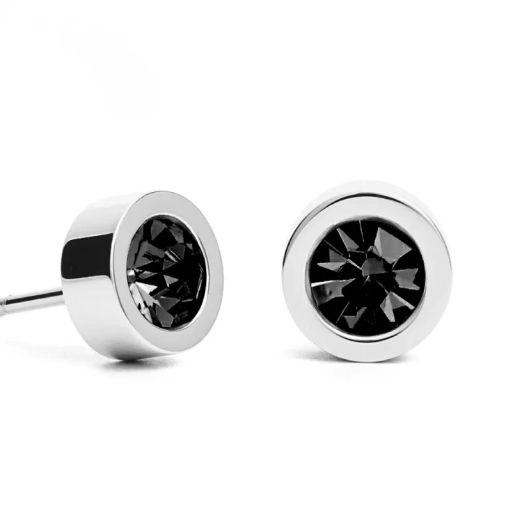 Fiore Luna Пусеты Black 5х2.5 SWE125 BL S