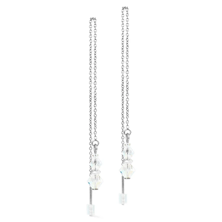 Серьги Coeur de Lion Crystal-Silver 4633/20-1817