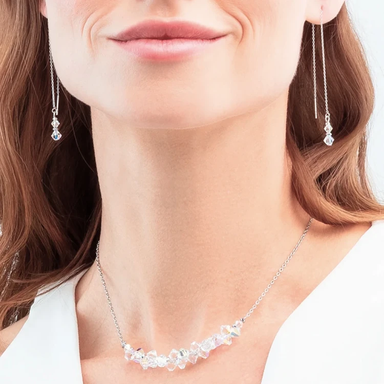 Серьги Coeur de Lion Crystal-Silver 4633/20-1817