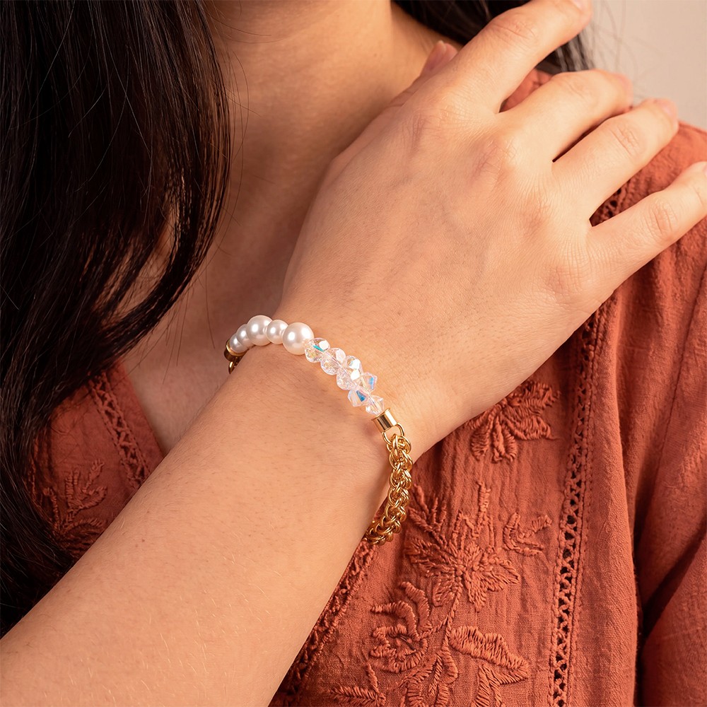 Браслет Coeur de Lion White-Gold 2060/30-1416