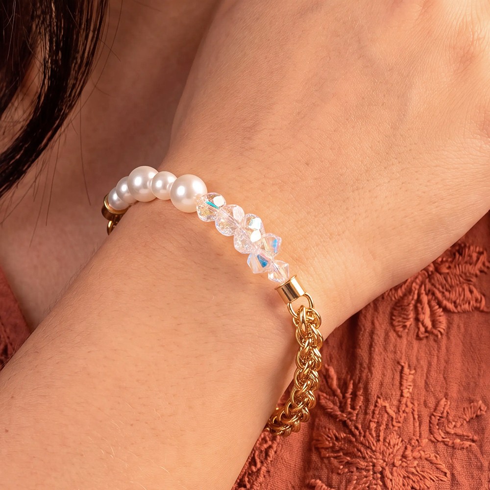 Браслет Coeur de Lion White-Gold 2060/30-1416