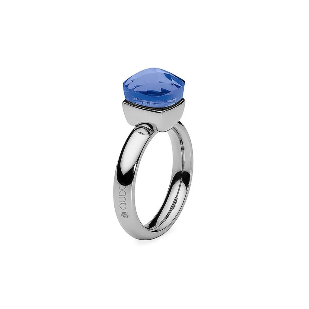 Кольцо Qudo Firenze bermuda blue 16 мм 611630/15.9 BL/S