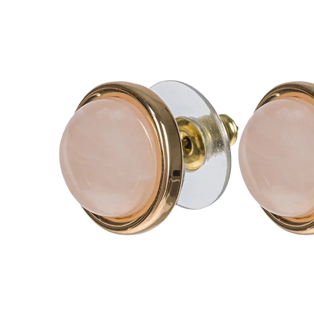 Fiore Luna Пусеты ROSE QUARTZ LE1108 R/G