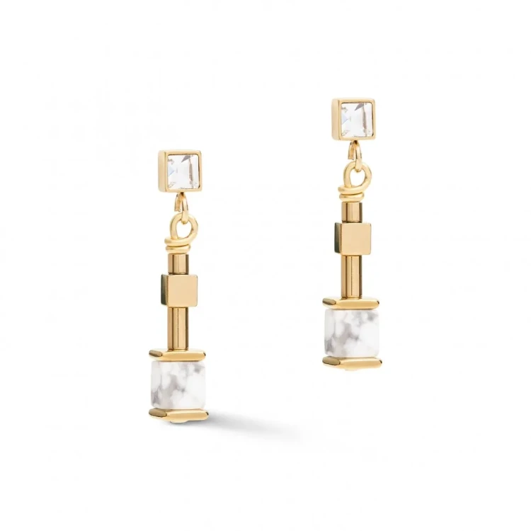 Серьги Coeur de Lion White 5055/21-1400