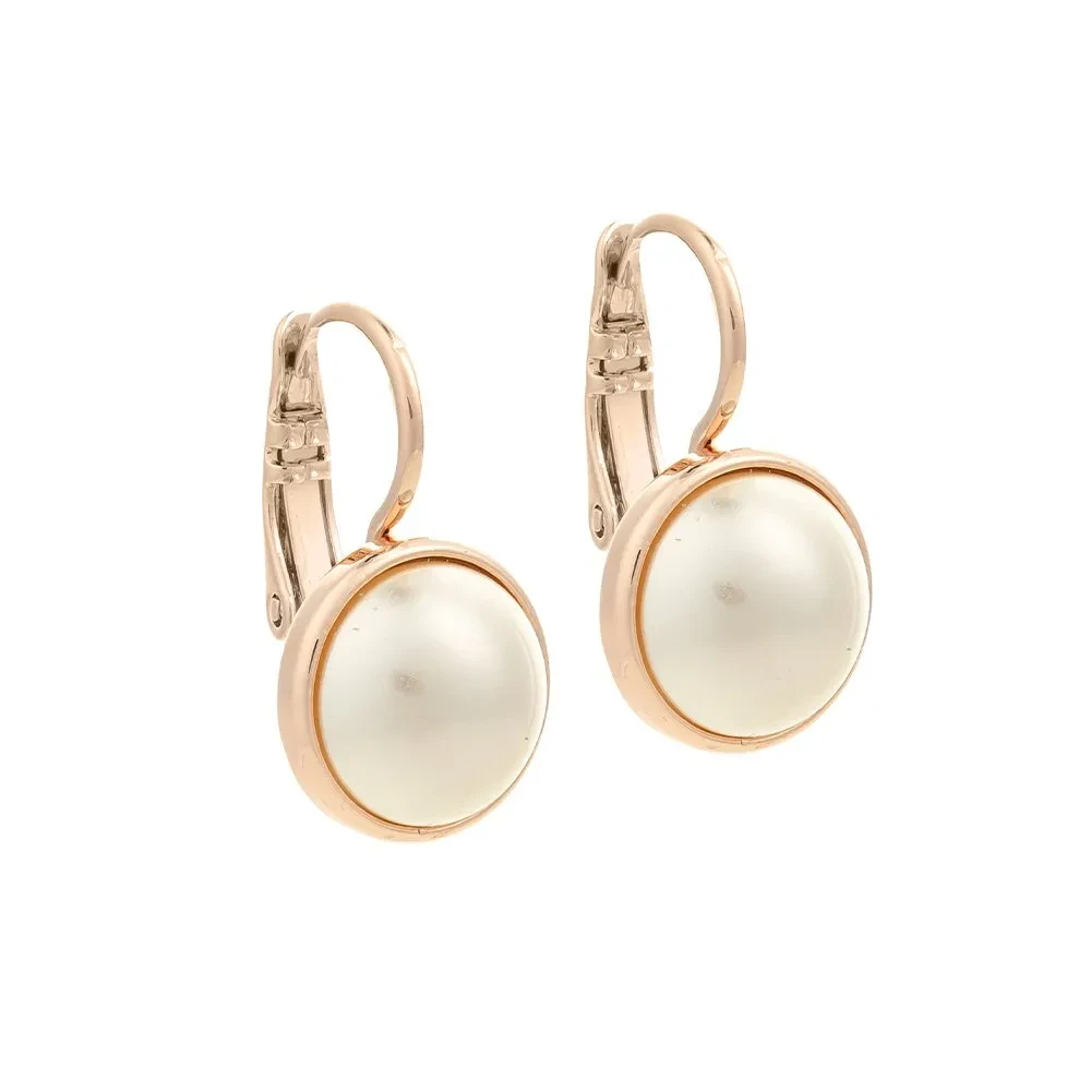 Серьги Fiore Luna Pearl A2010PE-E01.1 BW/RG
