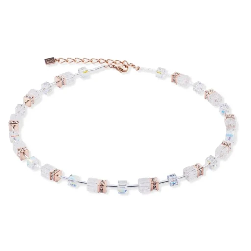 Колье Coeur de Lion White-Rose Gold 3018/10-1425