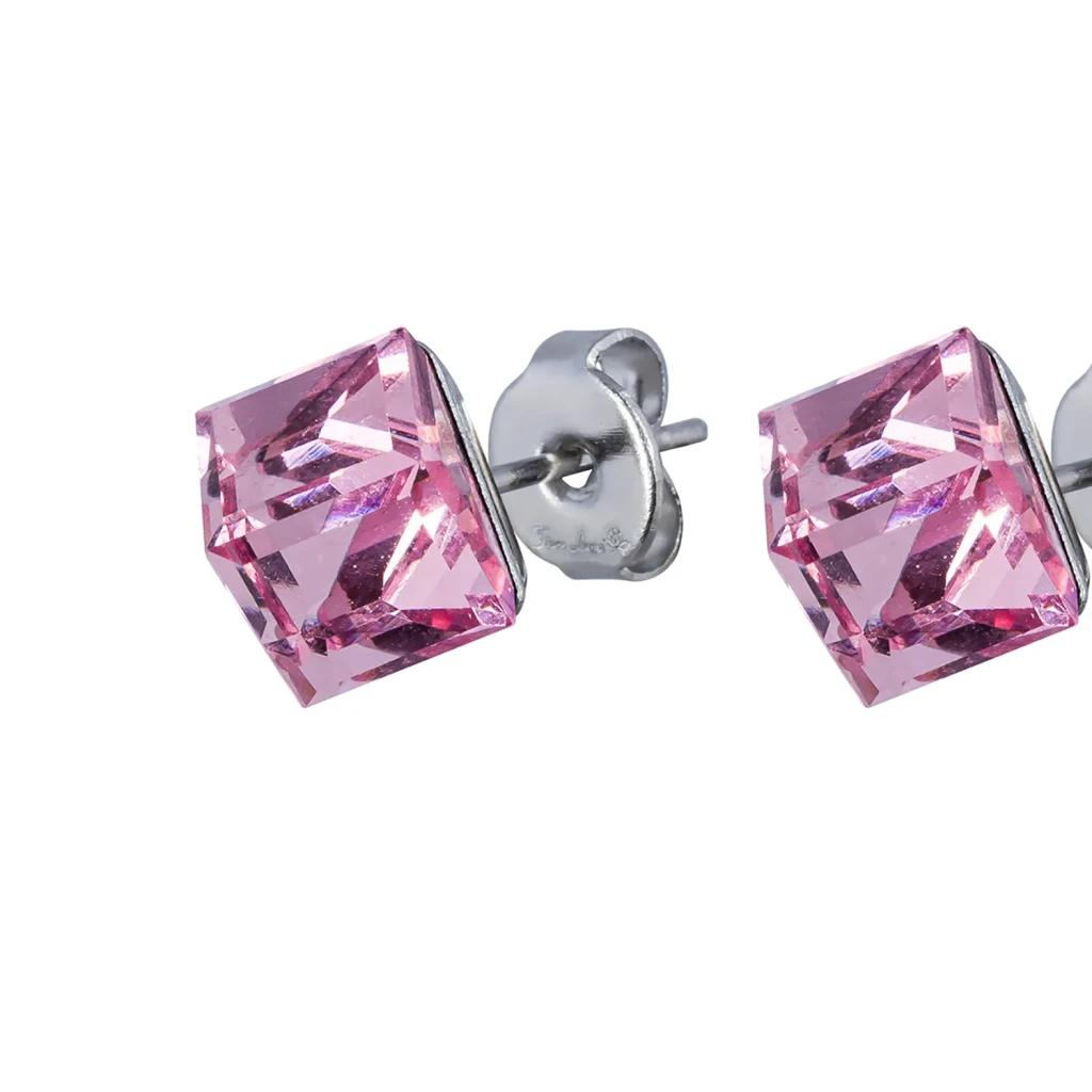 Fiore Luna Пусеты Crystal Pink SWE0127/2 P S