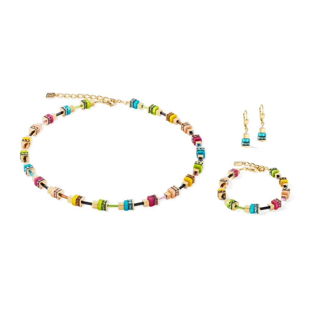 Серьги Coeur de Lion Multicolour Gold 4413/20-1516