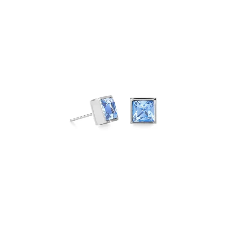 Пусеты Coeur de Lion  Light Blue-Silver 0500/21-0741