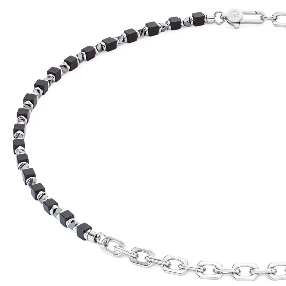 Цель-колье мужское Coeur de Lion Black 0909/10-1300