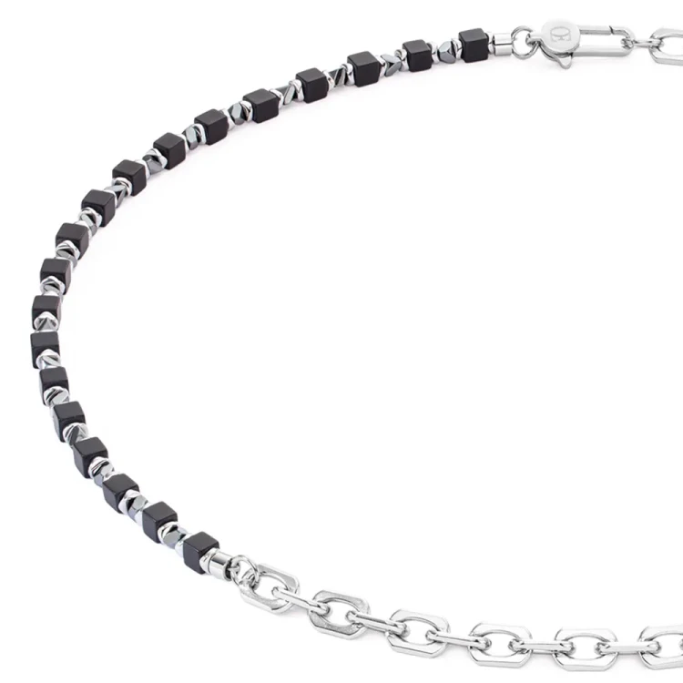 Цель-колье мужское Coeur de Lion Black 0909/10-1300