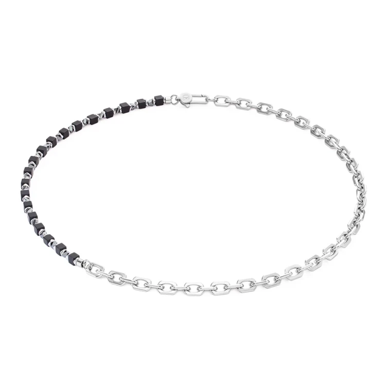 Цель-колье мужское Coeur de Lion Black 0909/10-1300