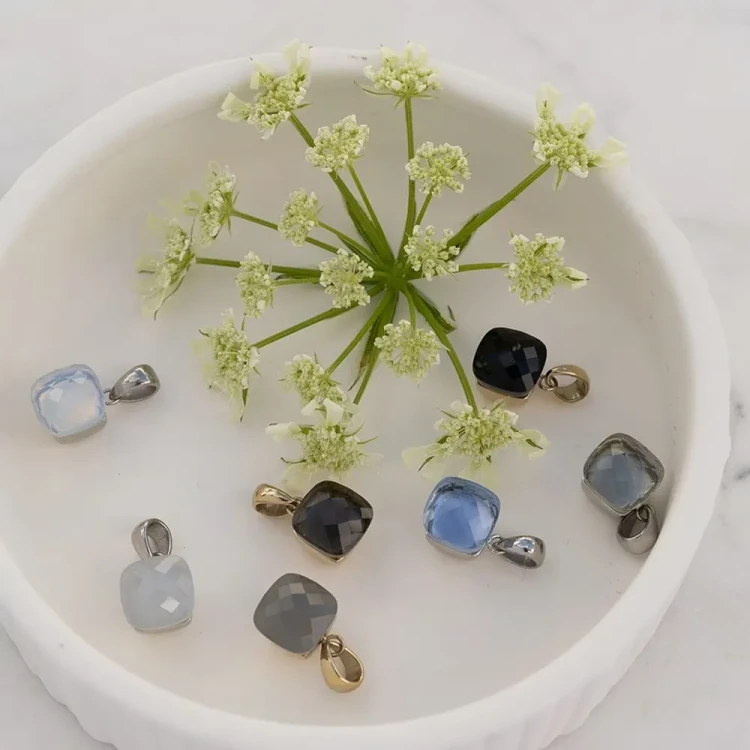 Колье Qudo FIRENZE (S) Smoky Quartz 107000/48-5110
