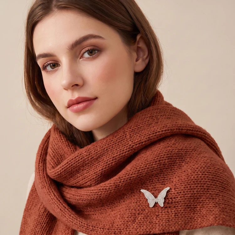 Брошь Butterfly Fiore Luna FBB02223-03 S
